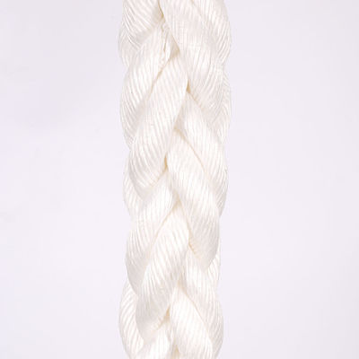 White Color8 Strand 64mm/72mm Polypropylene PP Marine Mooring Rope With High Breaking Load