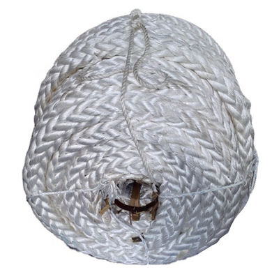 100% High Tenacity UV Resistance 40mm 8 12 Strand Dacron Polyester Multifilament Marine Mooring Rope