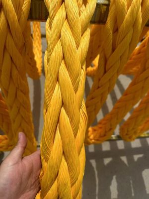 50mm Diameter UHMWPE Rope - Lightweight Floating 12 Strand Rope with Superior Abrasion Resistance
