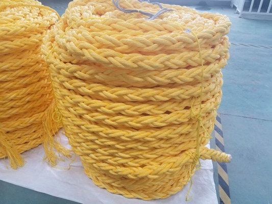 Wholesale 220 M White High Strength PP Polypropylene 8 Strand 68 Mm Mooring Rope For Towing