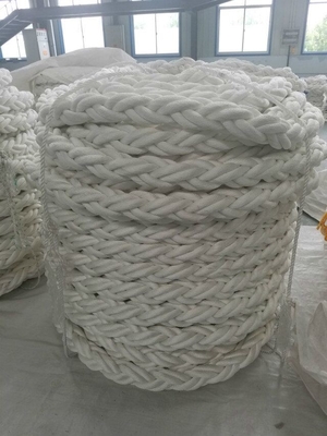 64mm 8 Strand Braided PP Multifilament Marine Mooring Floating Rope