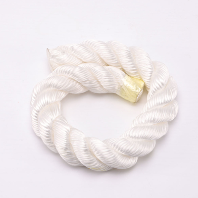 28mm 32mm Wholesale Nylon Twisted Marine Docking Anchoring Rope 3 Strand Twisted Sink in the Water