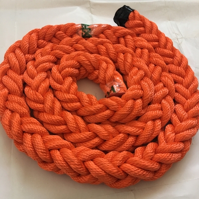 Polyester 8 12 Strand Elastic Marine Mooring Ship Rope 100mm Price