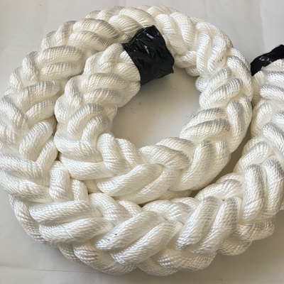 High Strength 8 Strands 12 Strands Braided Nylon Mooring Rope 28mm-96mm 220m High Strength