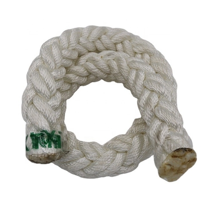 High Tenacity Dacron Multifilament 8 Strand Braided Polyester Rope 220m for Marine Mooring