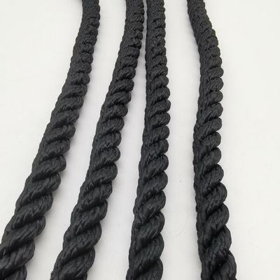12mm White Color 3 Strand Polyester Rope for Manual Anchor Winch