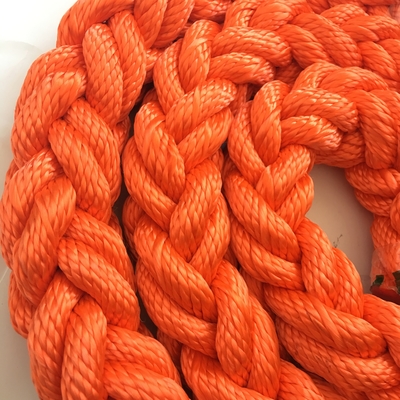 High Tenacity 8 Strand Polyester Berth Mooring Ship Rope 48mm-120m Diameter