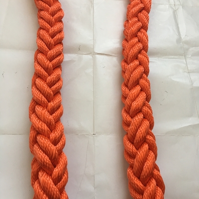 High Tenacity 8 Strand Polyester Berth Mooring Ship Rope 48mm-120m Diameter