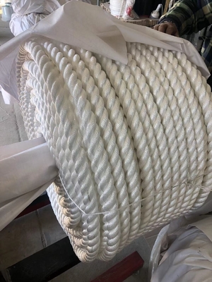 3-Strand Nylon Rope Polyamide Marine Grade 4mm-60mm Black/White