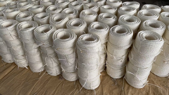 3-Strand Nylon Rope Polyamide Marine Grade 4mm-60mm Black/White