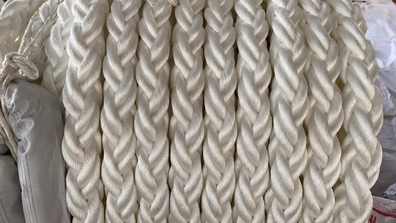 53mm 8 Strand Polyester Marine Mooring Rope 220m Coil