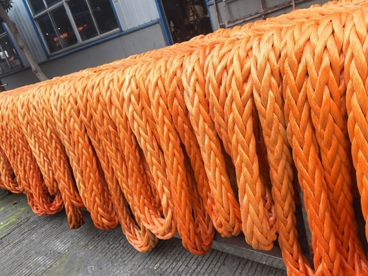 16mm 12 Strand UHMWPE Marine Mooring Rope 220m Heavy Load