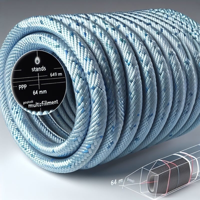 8 Strand PP Marine Mooring Rope 30mm-120mm Floating Polypropylene