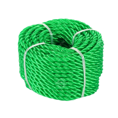 Wholesale 8mm 3 Strand PE Fishing Rope High Strength Twist Construction For Marine