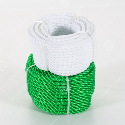 UV-Resistant Colorfast Buoyant 3-Strand PE Rope for Marine and Outdoor Use