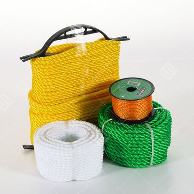 UV-Resistant Colorfast Buoyant 3-Strand PE Rope for Marine and Outdoor Use