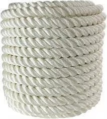 Low Stretch Chemical Resistant 3-Strand Polyester Rope with Customizable Length