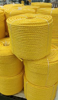 Wholesale High Strength 3 Strand PP Rope 6mm-40mm Size 200m/220m Length For Packaging Bundling