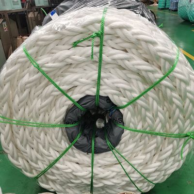 Heavy Duty Saltwater Resistant Torque Neutral 8-Strand Polyester Rope for Marine Mooring