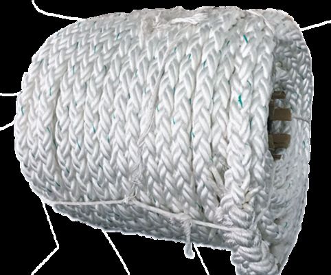 Heavy Duty Saltwater Resistant Torque Neutral 8-Strand Polyester Rope for Marine Mooring