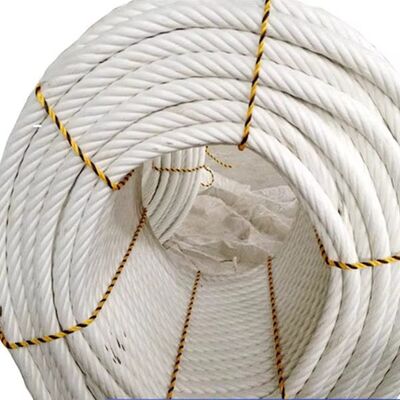 High Strength Weather Resistant 3 Strand Polyester Rope with Low Stretch for Marine and Outdoor Use