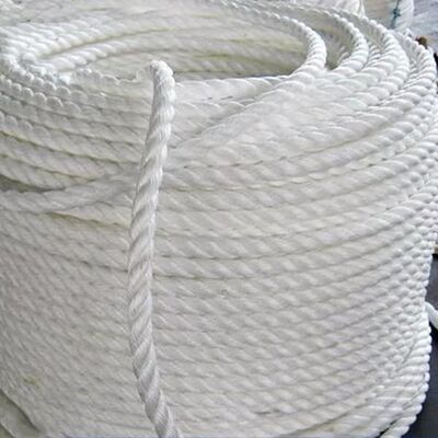 High Strength Weather Resistant 3 Strand Polyester Rope with Low Stretch for Marine and Outdoor Use
