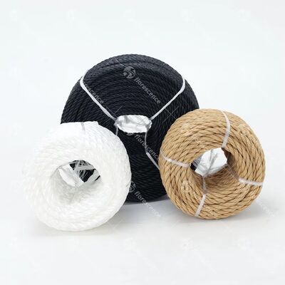 Hot Sales 3 Strand Twisted PP Rope Polypropylene Rope 6mm-40mm Size 200m/220m Length For Packaging