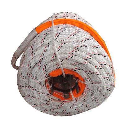 Double Braided Polyester Cover with UHMWPE 12 Strand Rope Core For Boat mooring and anchoring With Customized size 4mm-60mm