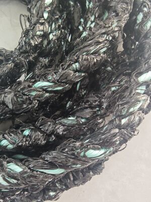 3 Strand Polypropylene Shellfish farming ropes 16mmx220m Black Color With UV Resistance Made in Florescence