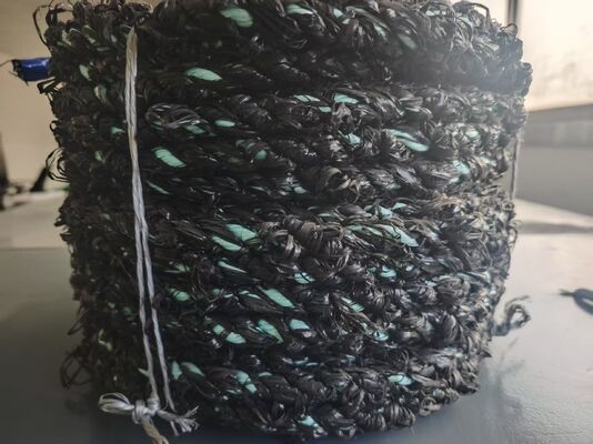 3 Strand Polypropylene Shellfish farming ropes 16mmx220m Black Color With UV Resistance Made in Florescence