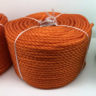 UV Resistant Floating 220m Length Polypropylene Rope - 3 Strand PP Split Film Rope for Marine and Construction