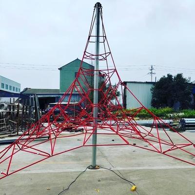 Polyester Pyramid Childrens Climbing Equipment Nets For Playgrounds