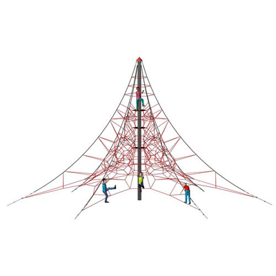 16mm Rope Net Playground Climbing Equipment Triangle with Aluminum Connector