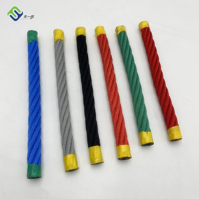 16mm UV Stabilized Reinforced Combination Rope Polyester Material For Playground