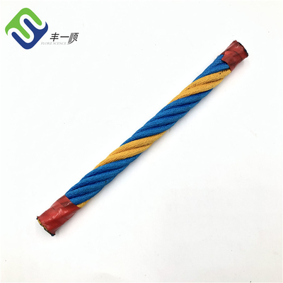 Climbing Net 6 Strands Combination Rope 16mm Polyester For Amusement Park