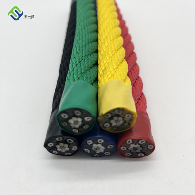 Customized Color 6 Strand Polyester Playground Combination Rope