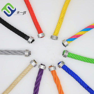Customized Color 6 Strand Polyester Playground Combination Rope