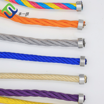 6 Strand Climbing Playground Equipment Rope Combination Rope 16mm