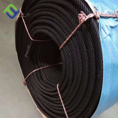 500m Length Polyester Combination Rope 4 Strand Playground Rope