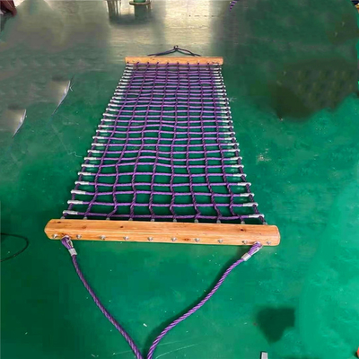Colorful Hammock Net Tree Swing wear resistance For Playground Equipment