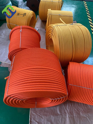 6*8 FC Polyester Combination Rope Abrasion Resistant Steel Reinforced Rope