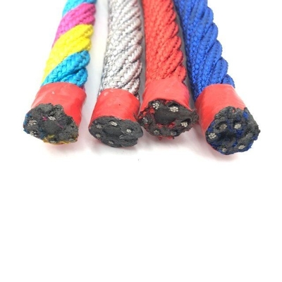 6 Strand 16mm Steel Core Polyester Combination Playground Wire Rope