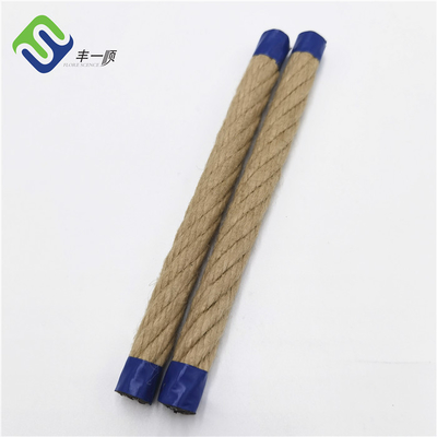 Hemp Look Combination Wire Rope 16mmx500m Playground Polyester For Swing