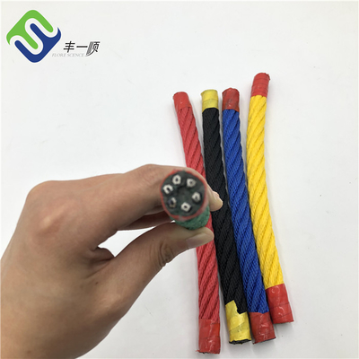 Customized Size Playground Climbing Nets 6 Strand Polyester Combination Rope