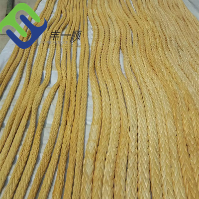 Powerful Marine Towing Rope 12 Strand Uhmwpe Vessel Mooring Lines