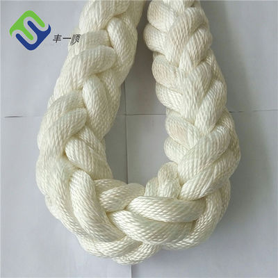 68mm X 220m Nylon Mooring Rope 2 Meter Splice Eyes Both Ends Mildew Resistance