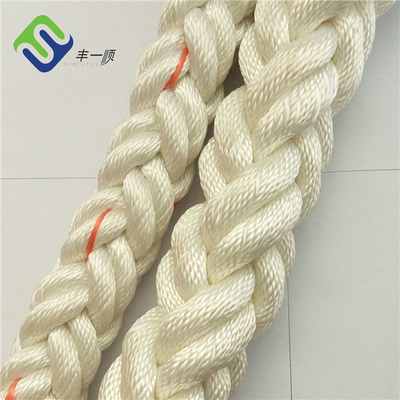 8 Strand Nylon Rope Heavy Duty Marine Mooring Line with Customizable Length and Good Knotability