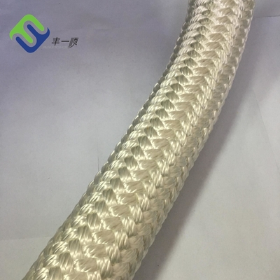 Hawser Nylon Mooring Rope Double Braided Mooring Lines For Ships