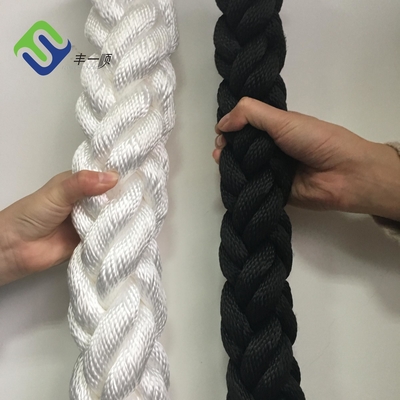 Wear Resistance 8 Strand Polyester Rope high tenacity Marine Braided Poly Rope