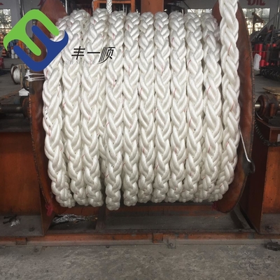 Cordage Nylon Braided 8 Strand Rope For Marine Mooring Application